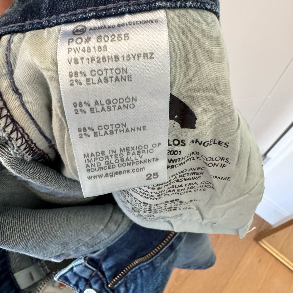 AG Adriano Goldschmied Brinley Mid-Rise Straight Jeans